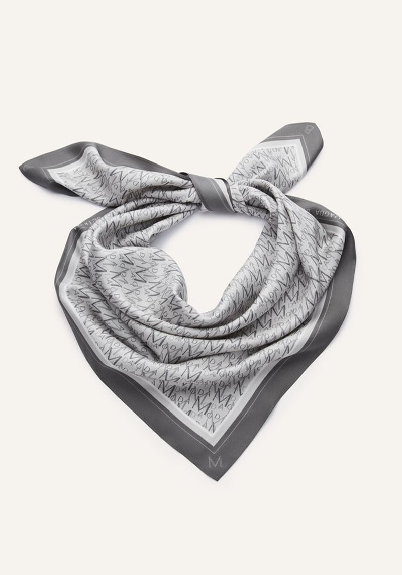 Logo Print Silk Scarf from Magda Butrym