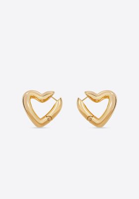Heart Hoop Earrings from Balenciaga 