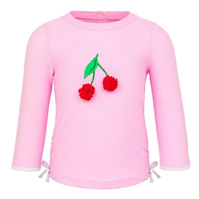 Pink Cherries Rash Vest from Sunuva