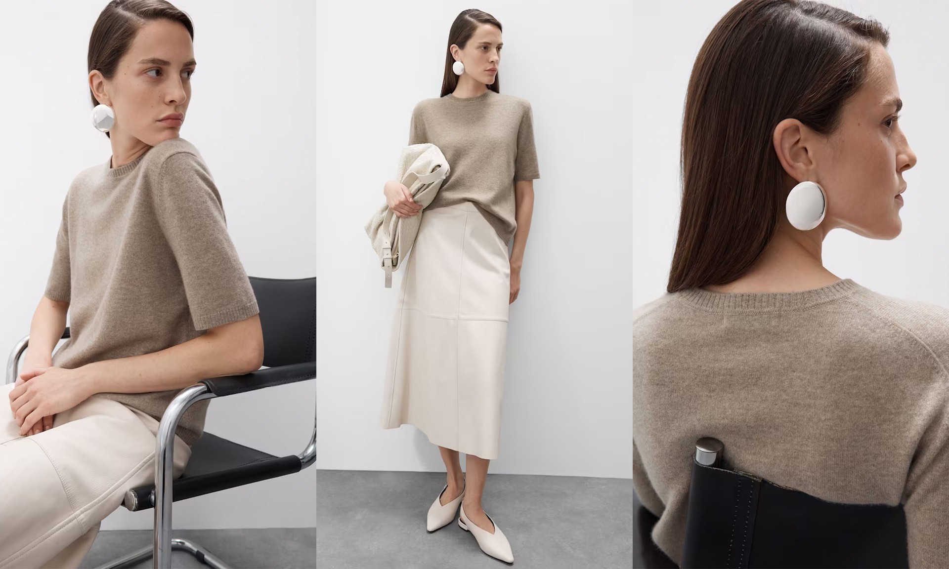 Pure Cashmere Textured Crew Neck Knitted Top from Marks & Spencer