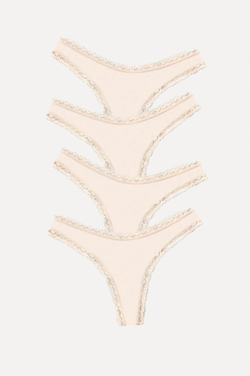 Pack Of 4 Thongs from Stripe & Stare