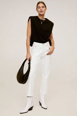 Straight-Fit Cropped Jeans from Mango