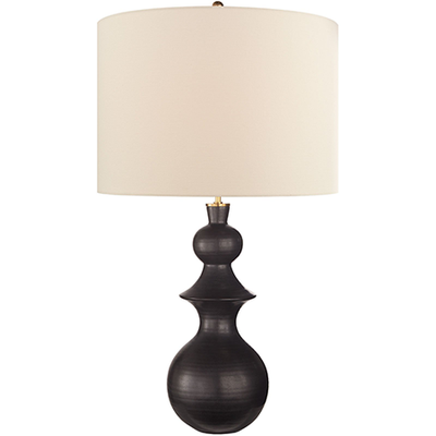 Metallic Black Saxon Table Lamp from Kate Spade