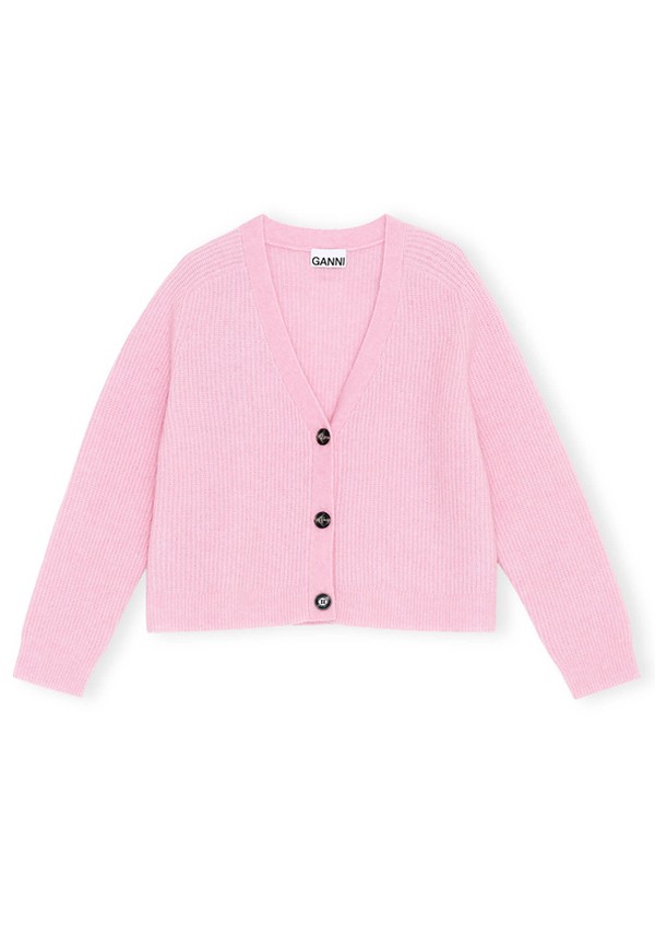 Soft Wool Knit Cardigan from Ganni