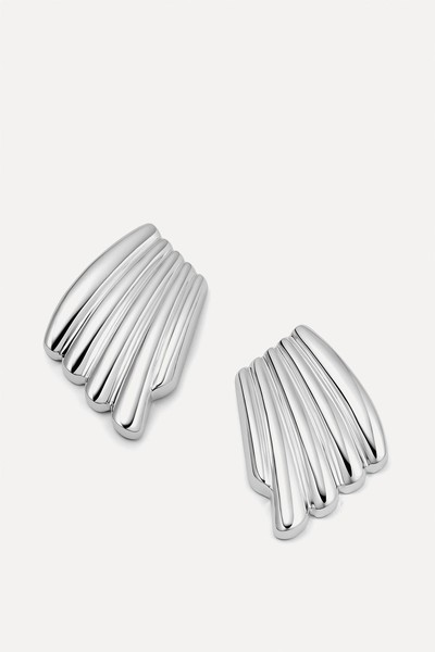 Oversized Wave Stud Earrings from Polly Sayer x Daisy