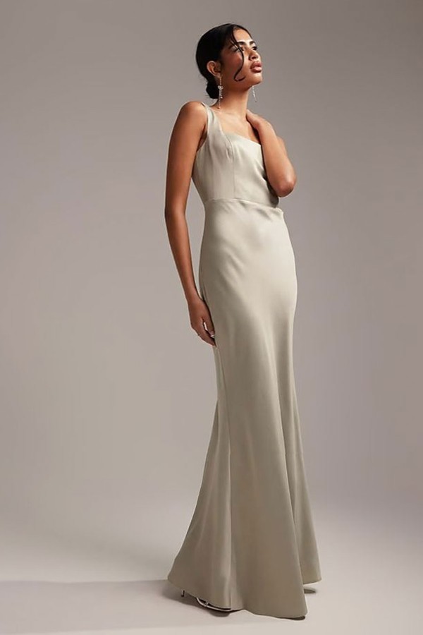 Satin Square Neck Maxi Dress from ASOS Design