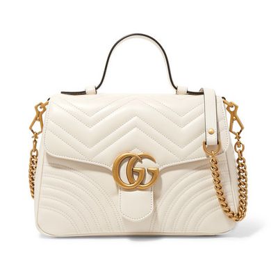 GG Marmont Quilted-Leather Shoulder-Bag
