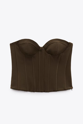 Corsetry-Inspired Top from Zara