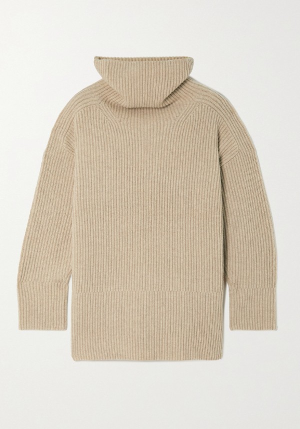 Ribbed Merino Wool Turtleneck Sweater from Joseph