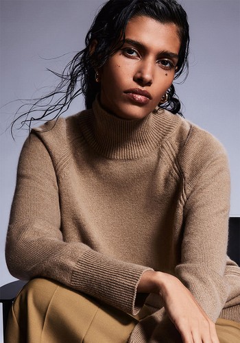 Pure Cashmere Turtleneck Jumper