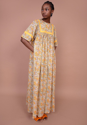 Yellow Floral Maxi Dress from Meadows