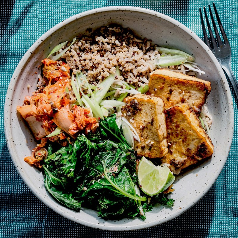 Kimchi Grain Bowl