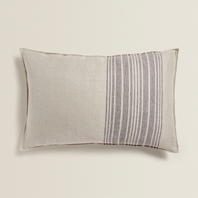 Striped Linen Cushion Cover from Zara Home