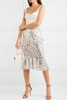 Scarlett Sequin Midi Skirt from Needle & Thread