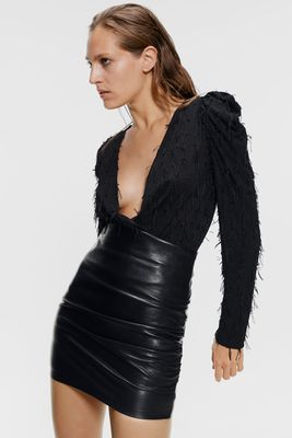 Fringed Bodysuit from Zara 