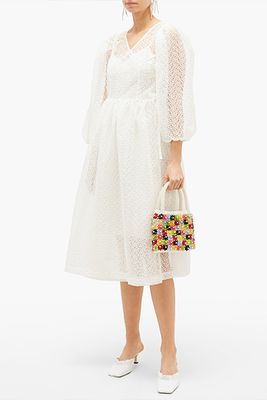Broderie Organza Wrap Dress from Shrimps