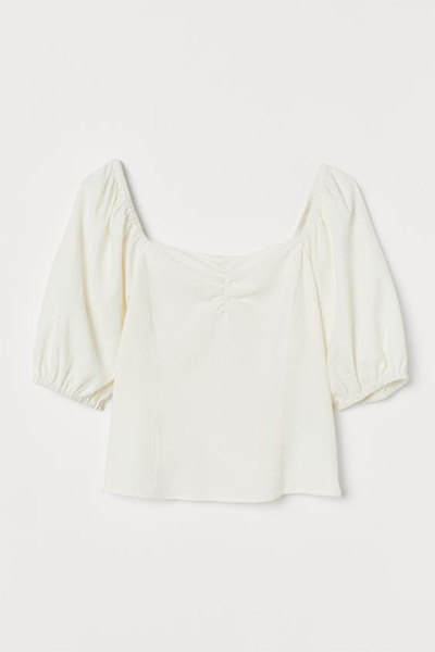 Linen Blend Top from H&M