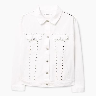 Studded Denim Jacket from Mango