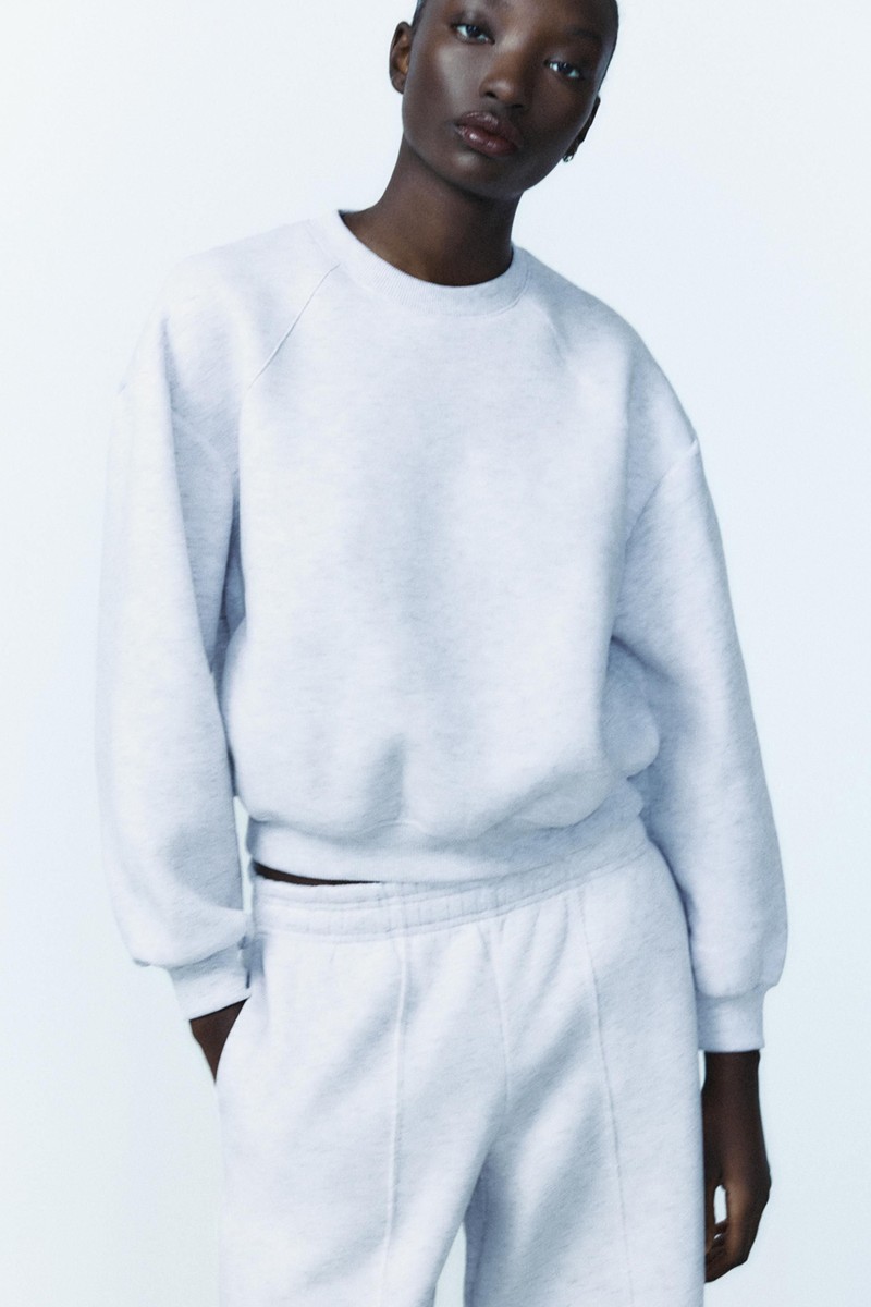 Basic Plush Sweatshirt from Zara