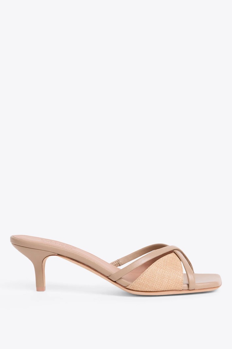 Penn 45 Raffia Kitten Heels