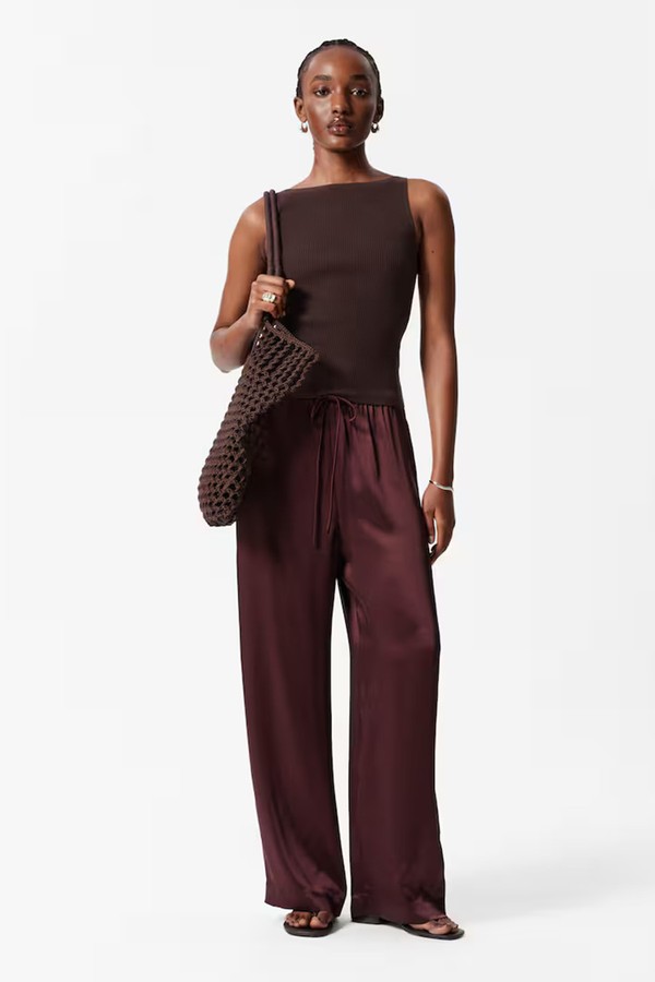 Drawstring Satin Trousers from & Other Stories