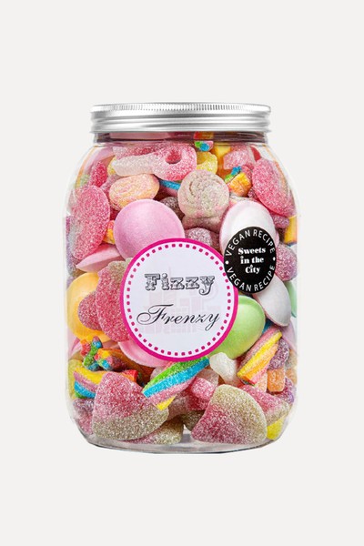 Fizzy Frenzy Giant Jar Of Joy Vegan Sweet Selection from Sweets In The City