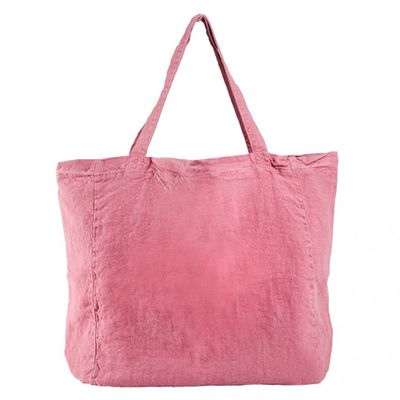 Oversized Rose Linen Tote from The Conran Shop