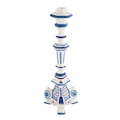 Turquerie Ceramic Candlestick Holder from Les Ottomans