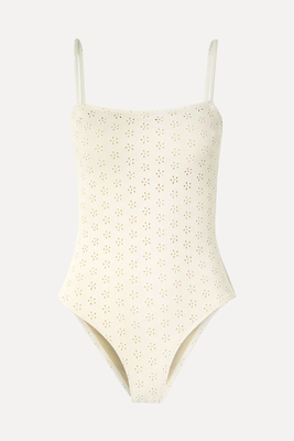 Recycled Broderie Anglaise Swimsuit from Peony