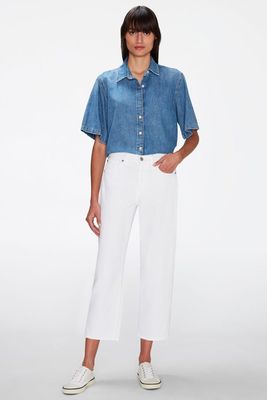 High Waist Straight Jeans from 7 For All Mankind