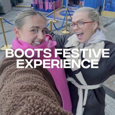 AD Getting in the festive spirit with Boots at @glideatps – watch on to see the Beauty Grotto & sa