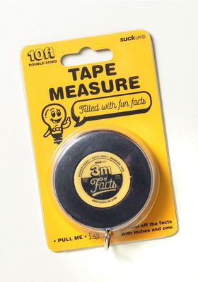 3 Metre Fun Facts Tape Measure from Oliver Bonas