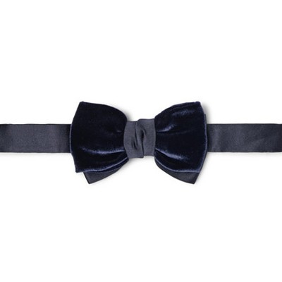 Pre-Tied Velvet And Satin Bow Tie from Lanvin