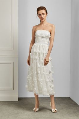 Wittny Strapless 3D Lace Bridal Gown from Ted Baker