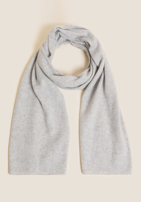 Pure Cashmere Knitted Scarf from Marks & Spencer