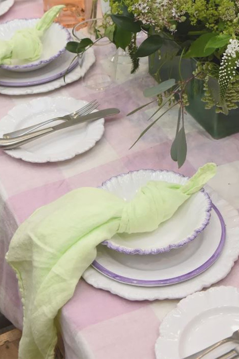 Tiller Celery Napkin Set from Daylesford Organic