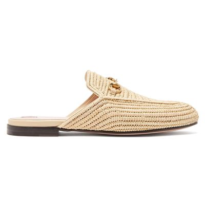 Princetown Raffia Lofars from Gucci