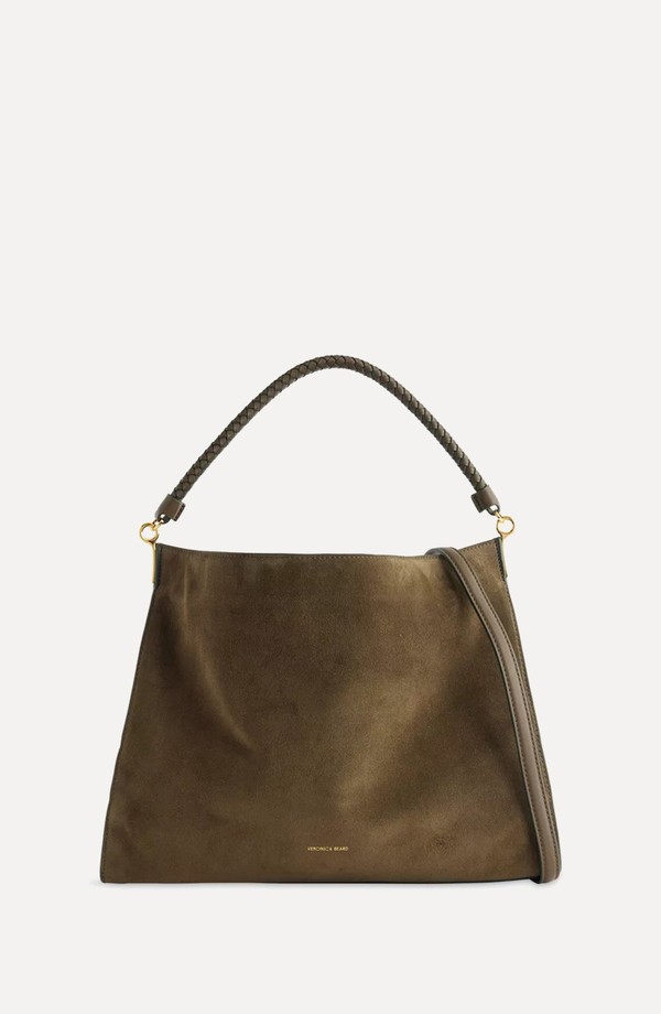 Vida Suede Shoulder Bag