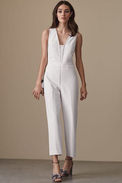 Mea Crepe Jumpsuit from Reiss