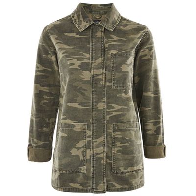 Army Shacket from Topshop