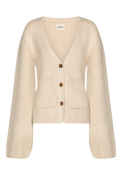 2. Scarlet Cashmere Cardigan from Khaite