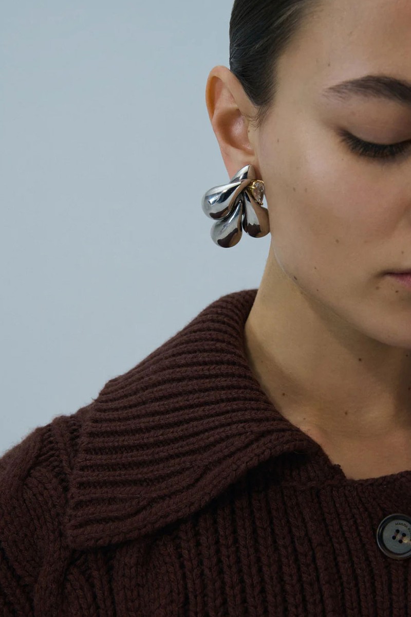  Blooming Teardrop Cluster Earrings from Magda Butrym