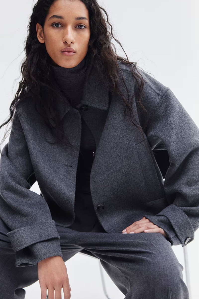 Handmade Wool-Blend Jacket