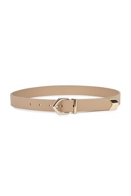 Taupe Leather Belt from Anderson’s