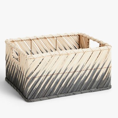 Ombre Rattan Crate from John Lewis & Partners