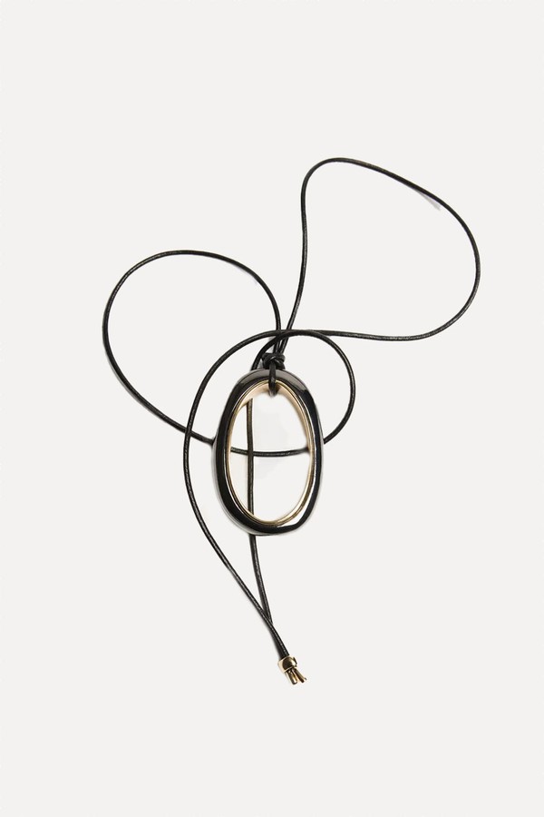 Necklace With Oval Pendant  from Massimo Dutti