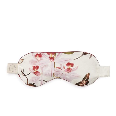 Jemma Floral-Print Silk Eye Mask from Morpho & Luna