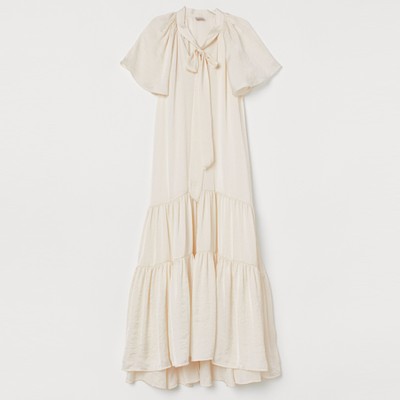 Tiered Satin Dress from H&M