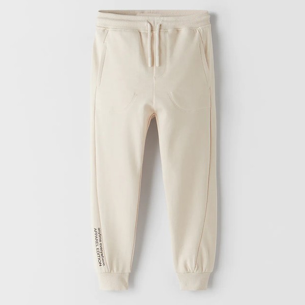 Plush Slub Knit Jogging Trousers 