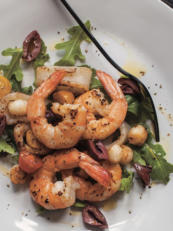 Warm Seafood Salad